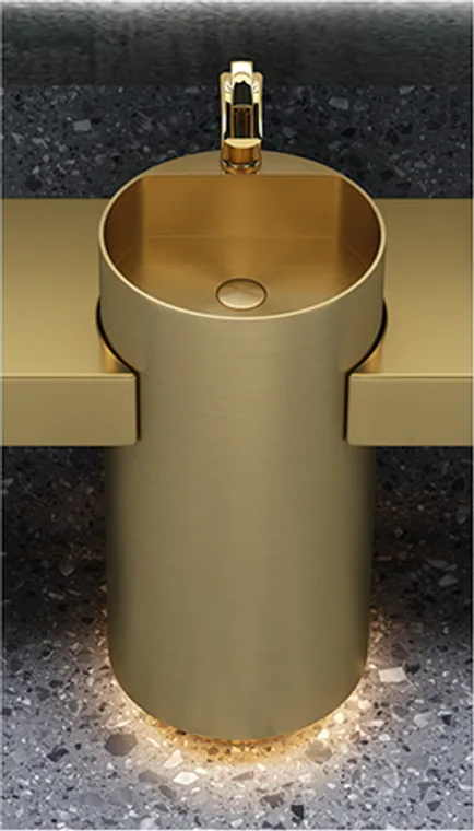 8708-1 Gold Standbecken