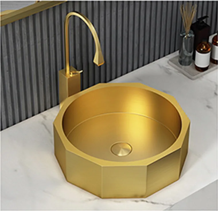 8811 Gold Aufsatzbecken