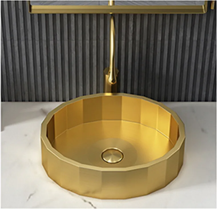 8813 Gold Aufsatzbecken