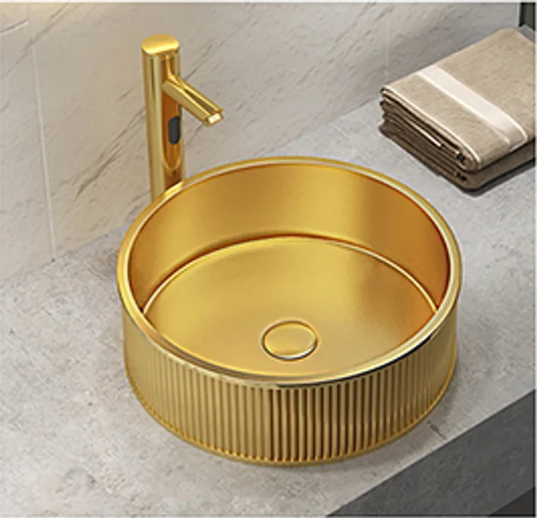8821 Gold Aufsatzbecken