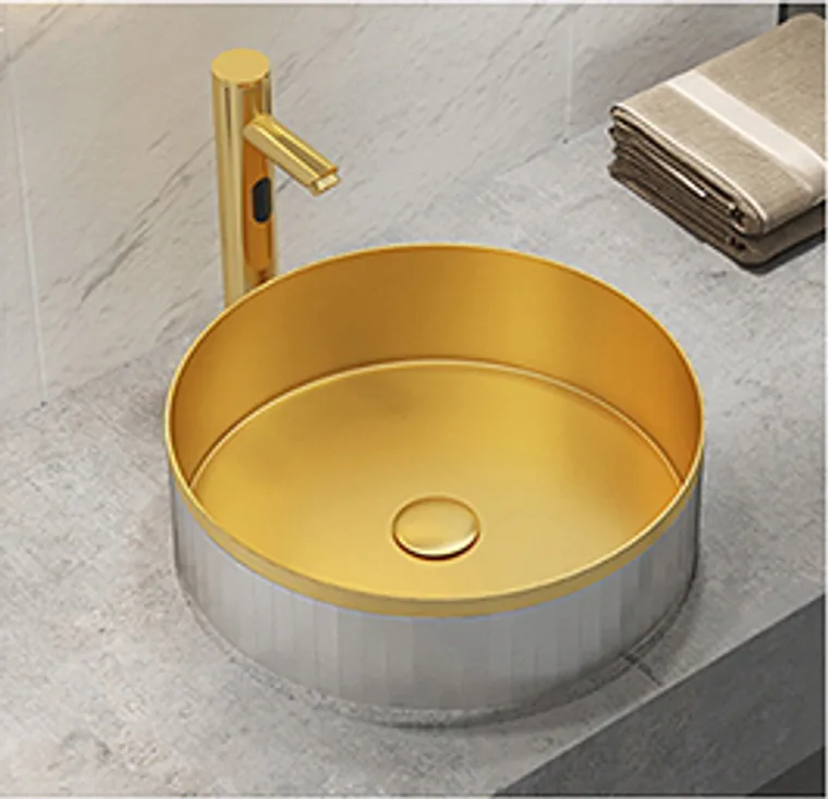8822 Gold Aufsatzbecken