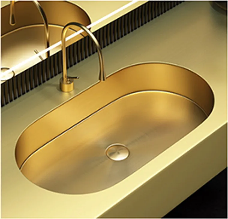 8909 Gold Unterbaubecken